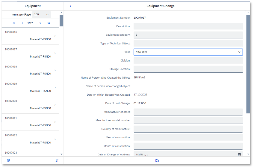 equipment split app